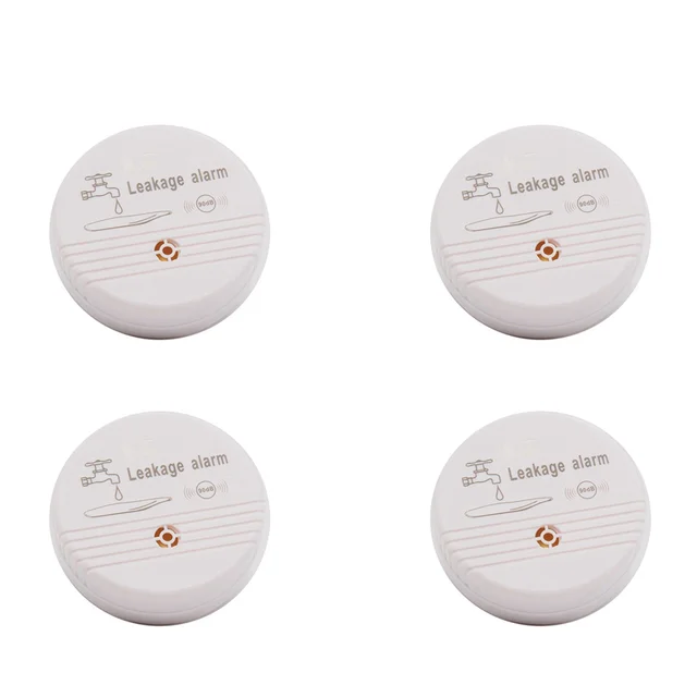 REPLA-4X Water Overflow Leakage Alarm Sensor Detector 90Db Water Level Alarm Leak Flood Detection Home Security Alarm System 5