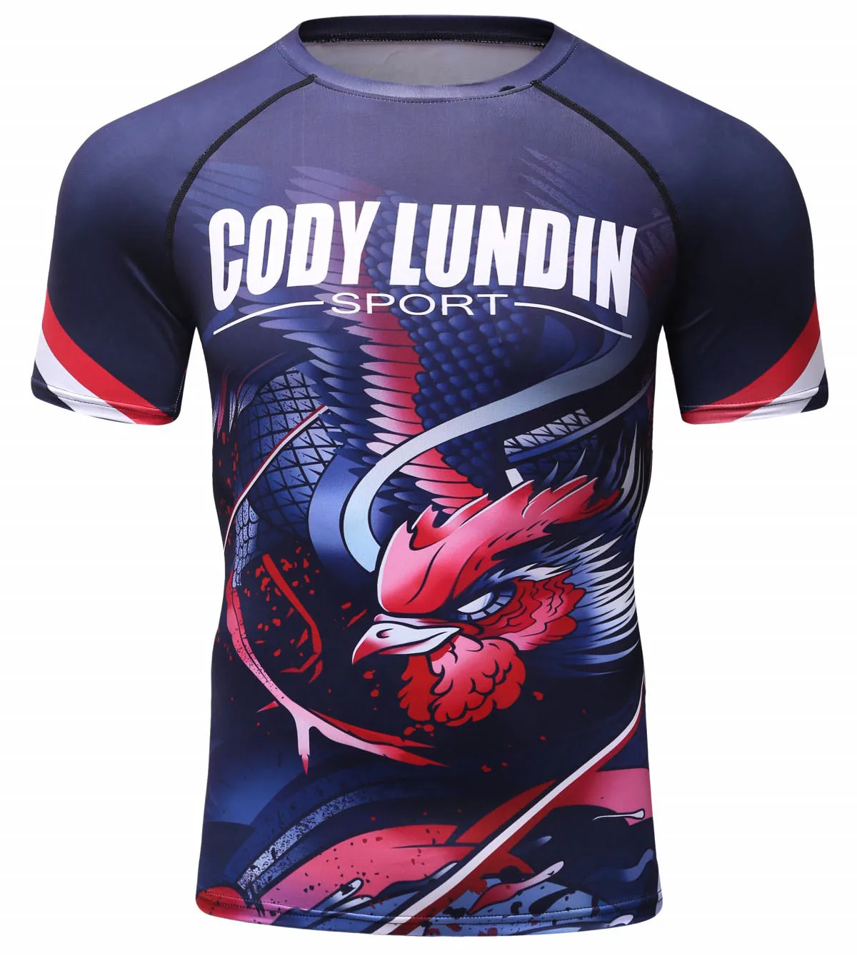 

Мужская компрессионная футболка с коротким рукавом и принтом, футболка для фитнеса, бега, атлетики, тренировок, спорта, футболка Baselayer (1274)