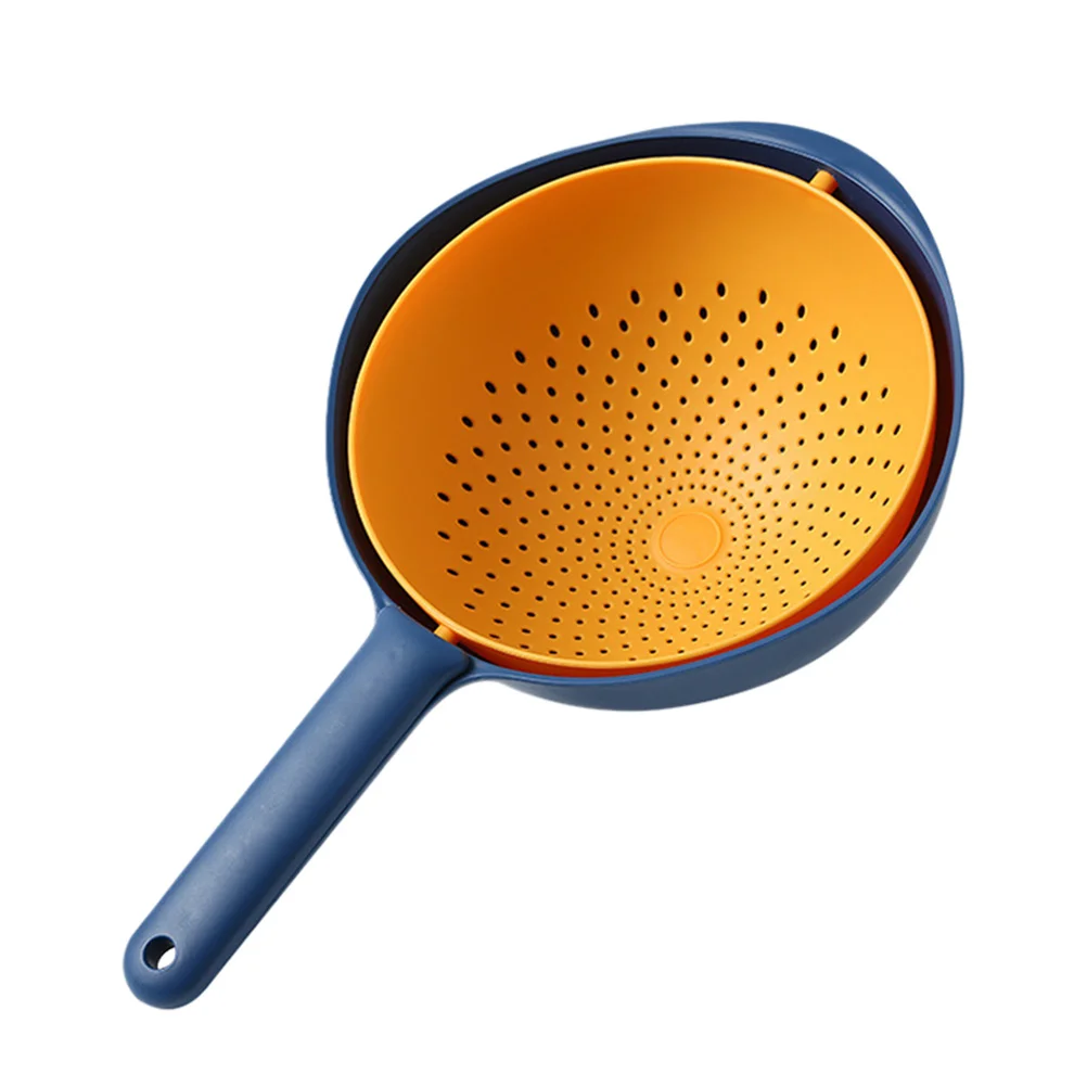 

Practical Home Kitchen Drain Basket Vegetable Fruit Wash Basket with Filter