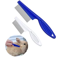 1Pc Rabbit Grooming Brush Small Pet Hair Remover Flea Comb Shampoo Bath Brush for Hamster Guinea Pig Rabbit Accessories 1