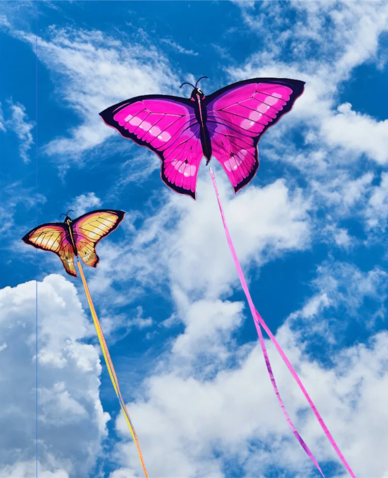 Free Shipping butterfly kites flying for children kites string line outdoor toys for kids kites bird ripstop nylon fabric kites 3