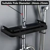 Shower Storage Holder Rack Shampoo Tray Stand Floating Shelf Detachable For Wall Household Item Plastic No Drilling 2