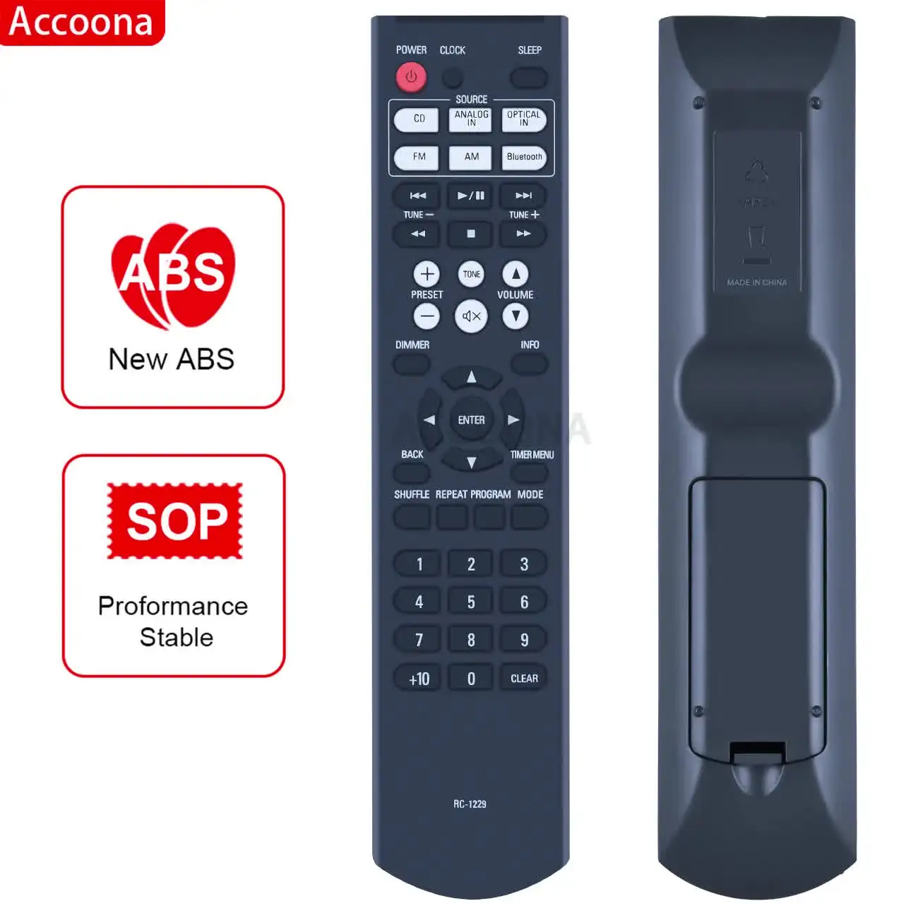 ALLIMITY Telecomando Sostitutivo RC-1229 Per Denon D-T1 DT1 – Plug & Play