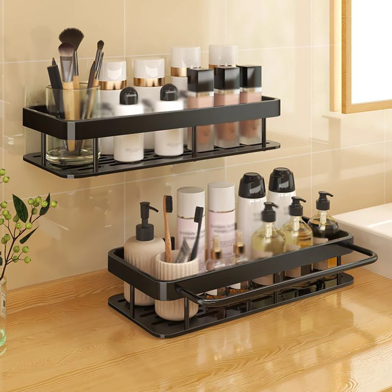 Bathroom Shelves Metal Shower Caddy No-drill Storage Shampoo Holder Toilet  Rack Organizer Accessories - AliExpress