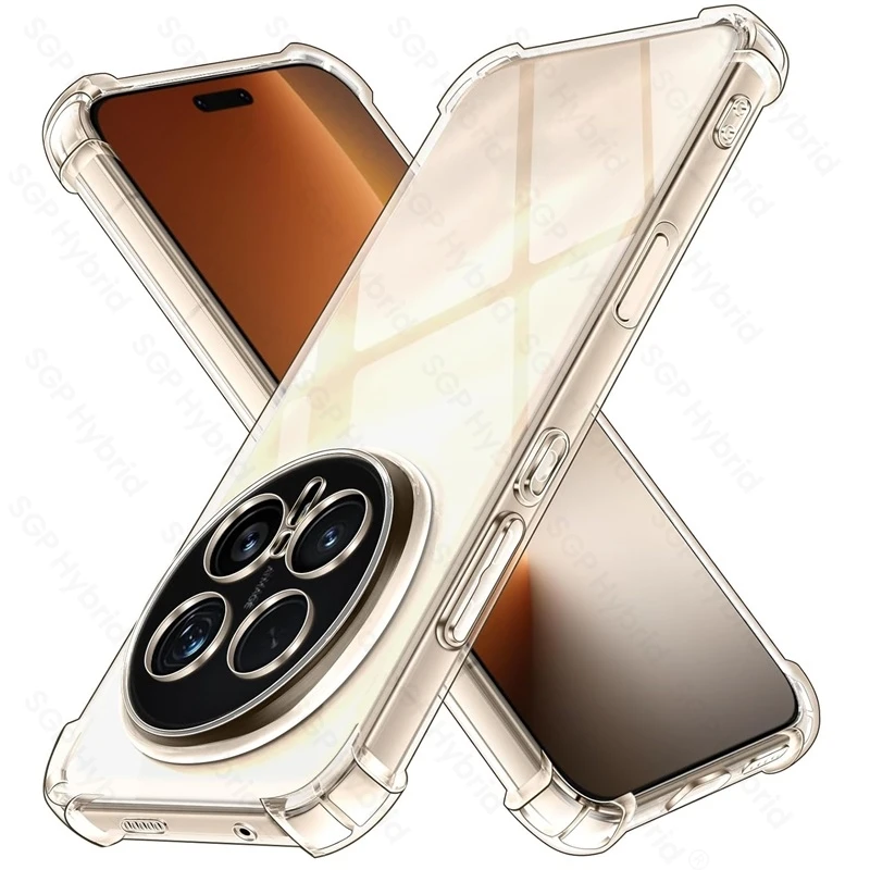 Premium Anti-Yellow Transparent Silicone Shockproof Case