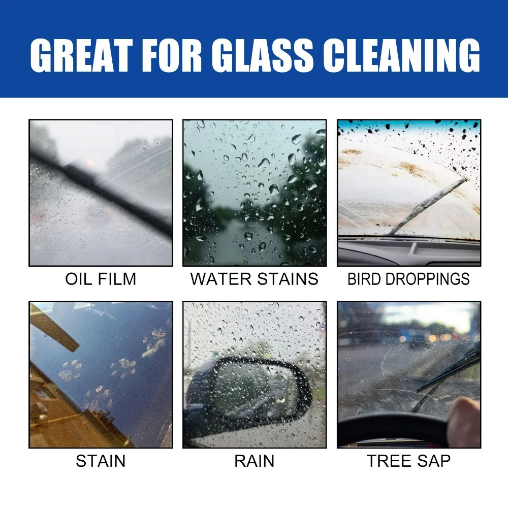 Car Glass Oil Film Removing Paste Auto Glass Film Coating Agent Waterproof Rainproof Anti-fog Cleaner For Auto Windshield car scratch remover,car cleaning agent