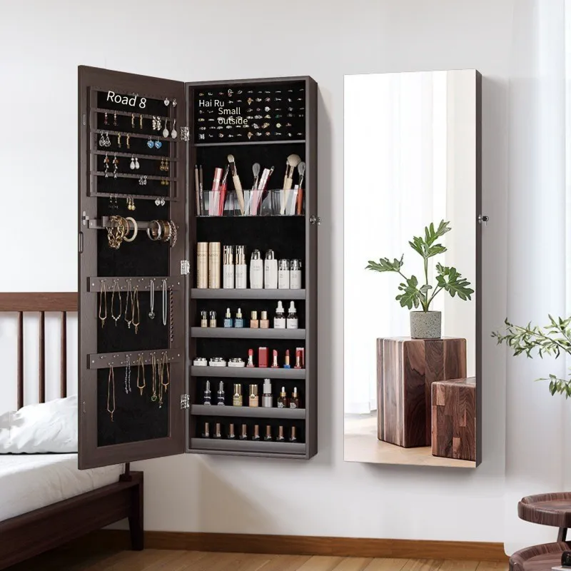 Wallmounted Fulllength Mirror Furniture Storage Makeup Bedroom