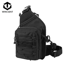 

Man‘s Tactical Chest Bag Gun Holster Military Shoulder Sling Storage Gun Bag Concealed Anti-theft Waist Pack Huning Pack
