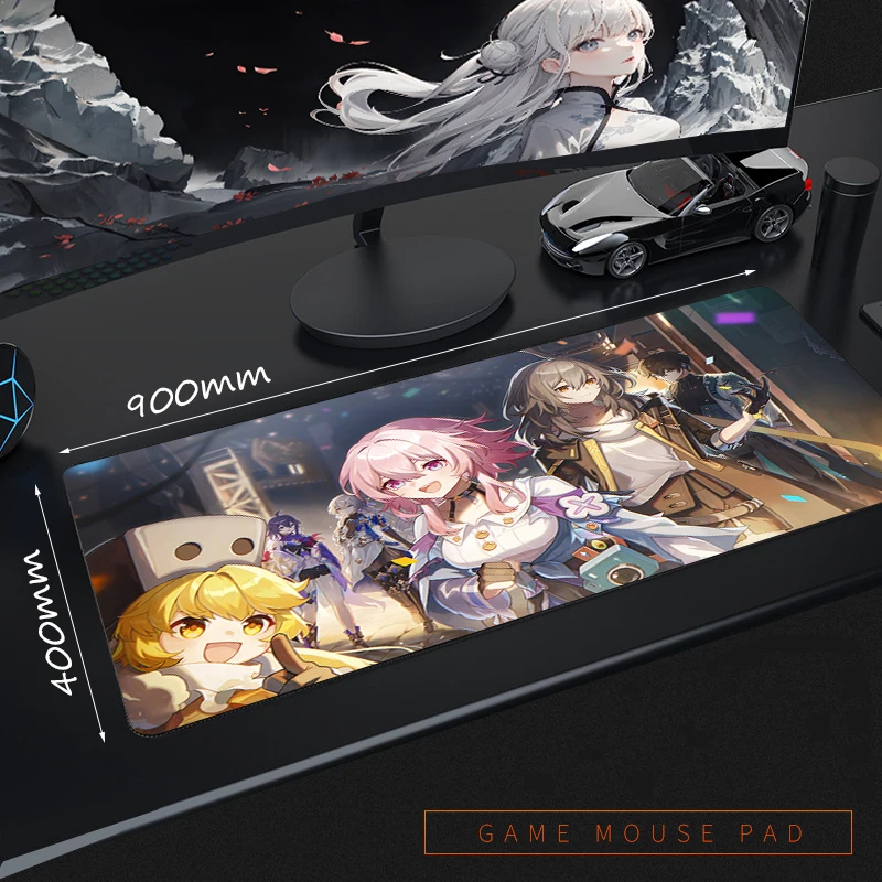 

Коврик для мыши Honkai Star Rail, компьютерный коврик для мыши, игровые аксессуары, большой Настольный коврик для игроков, коврики для клавиатуры