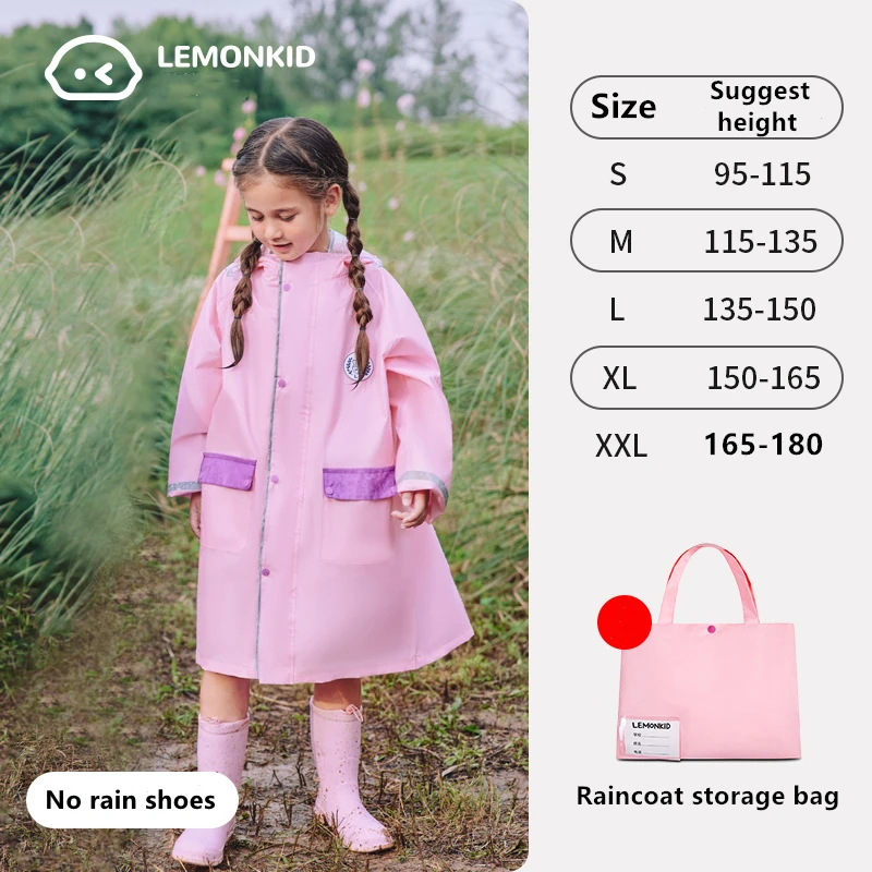 3-20T Kids Boys Girls Rain Jakets Coat Autumn Winter Outerwear Waterproof Hooded with Zipper Design Windbreaker raincoat poncho