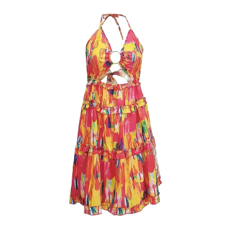Luxury Women'S Elegant Dress Outfits Women'S Casual Summer Tank Top Sleeveless Knee Length Mini Vestidos Elegantes Para Mujeres 5