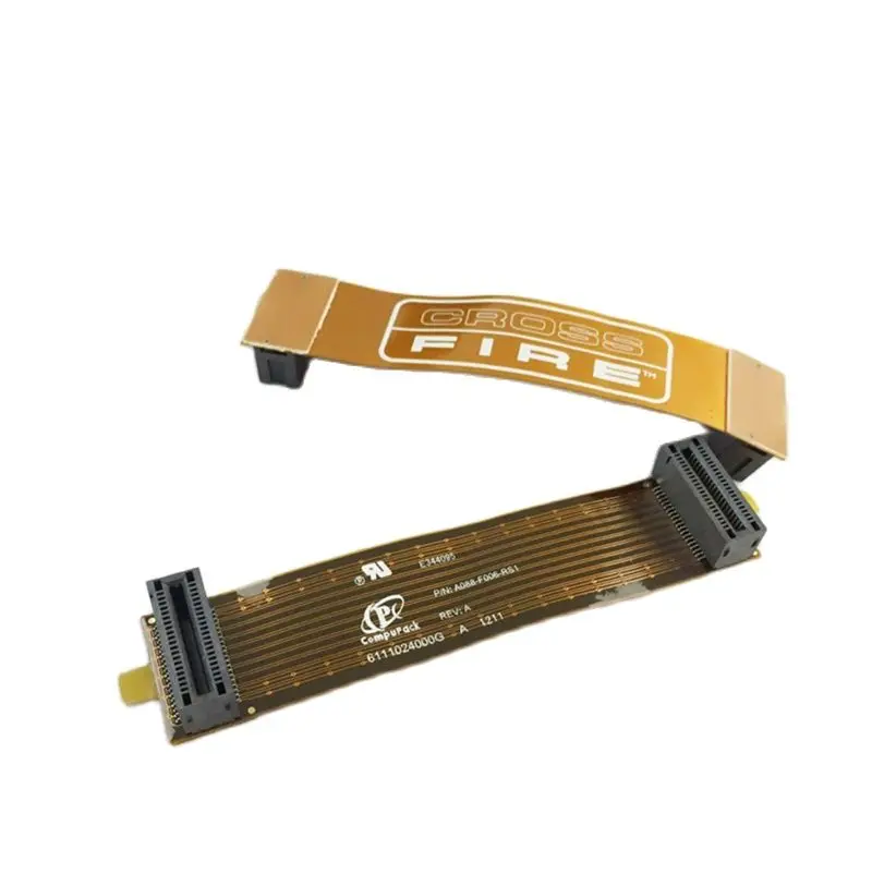 

Original CrossFire flexible cable bridge A cartoon with SLI ATI CF dual graphics card 9CM flexible bridge cable