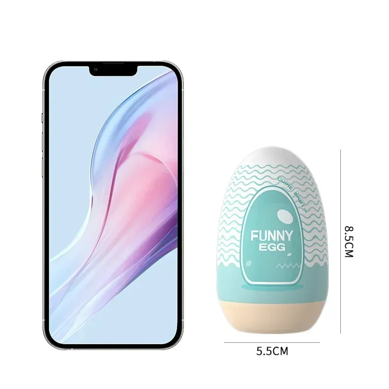 Male masturbator for Egg Portable Stimulator Penis Massager Soft Rubber Adult Sex Toys Men Realistic Vagina Pocket Pussy Mini Cups Masturbator