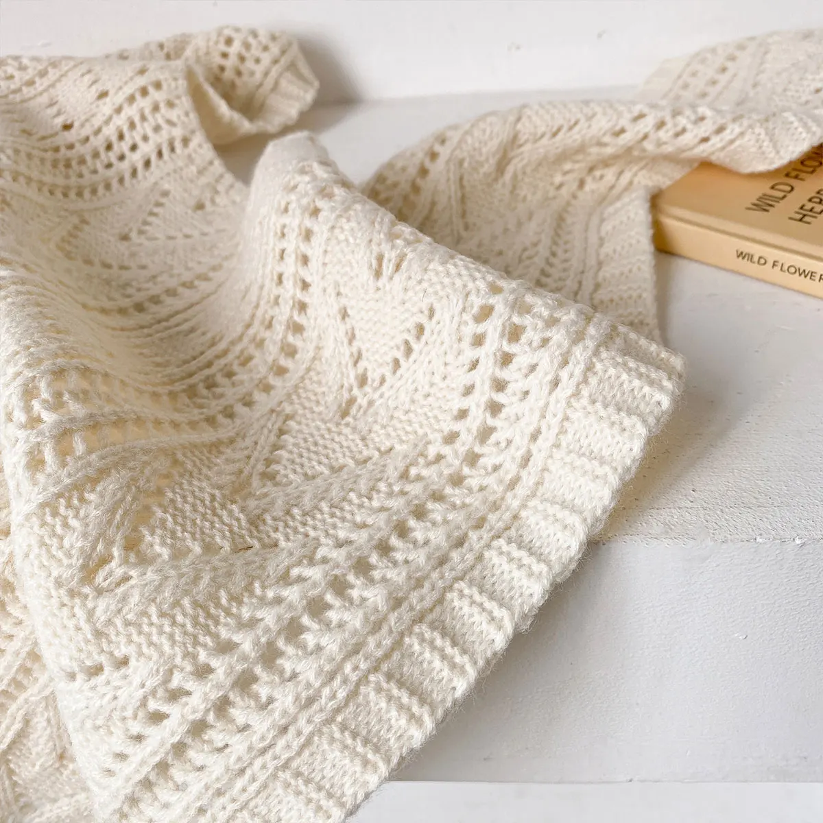 2025 Korean Leisure Versatile Knitted Shawl Summer Air Conditioning Fake Collar Neck Cape Shoulder Solid color Scarf For Women