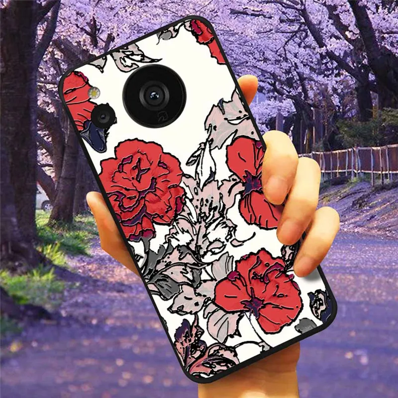 3D Relief Cartoon Silicone Back Cover - Embossed Soft Case