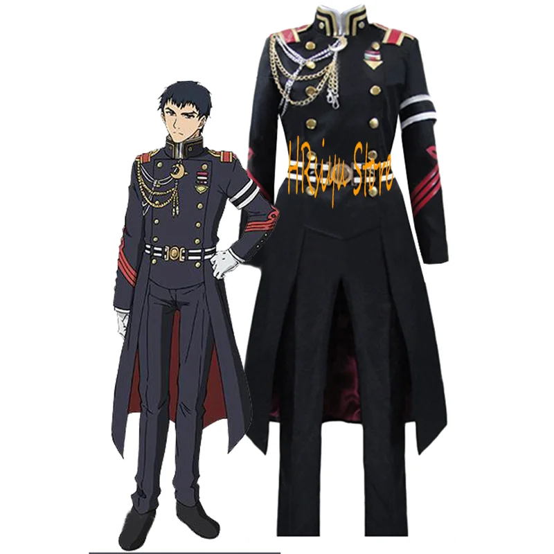 

Anime Seraph of the End Cosplay Hanayori Sayuri Costume Adult Full Set Uniform Halloween Party Costume