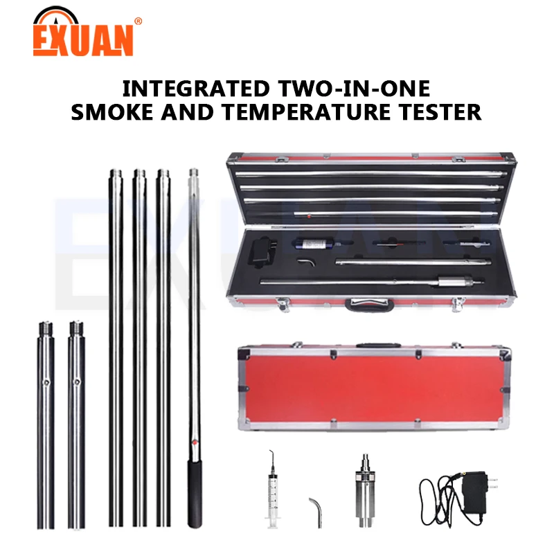 เครื่องทดสอบควันไฟ ปืนควันไฟ เซ็นเซอร์อุณหภูมิควัน อุปกรณ์ทดสอบไฟและควันในตัว เครื่องตรวจจับควัน 2-in-1 ปืนดับเพลิง เครื่องทำความร้อนควัน ไฟทดสอบควัน 2-in-1 ทดสอบเครื่องตรวจจับ ทั้งหมดในหนึ่ง 1