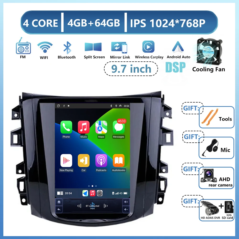 أندرويد 16 السيارات لنيسان نافارا تيرا NP300 2018...