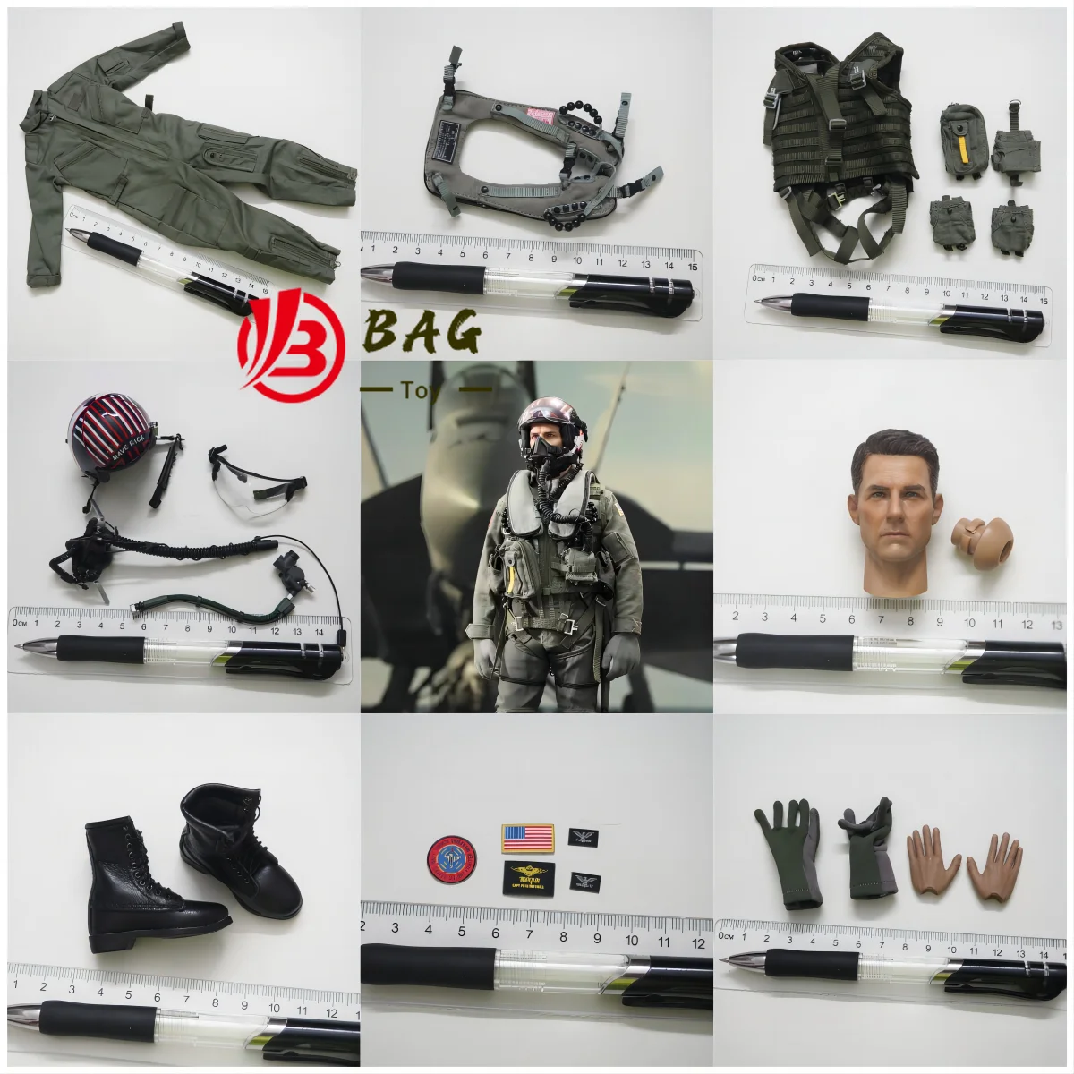 1-6-Action-Figures-Model-DID-MA80170-Captain-Mitchell-instructor-and ...