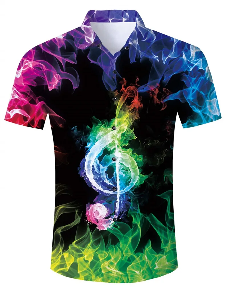 thumbnail image 1 of Camisas con botones para hombre, camisetas con estampado 3D completo, camisetas gráficas novedosas, camisetas hawaianas divertidas de manga corta de verano, camisetas de calle, 1 of 5