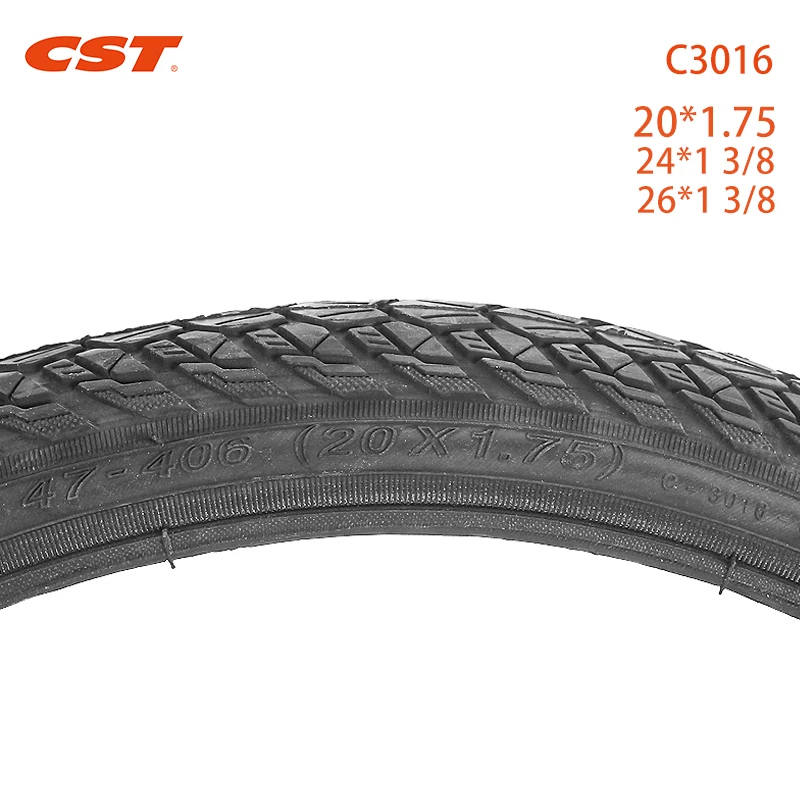 CST 20inch C3016 Mountain Bicycle tire 26x1 3/8 20*1.75 MTB Bicycle parts 24 * 1 3/8 26er Pneu Bicicleta Bicycle Tyres