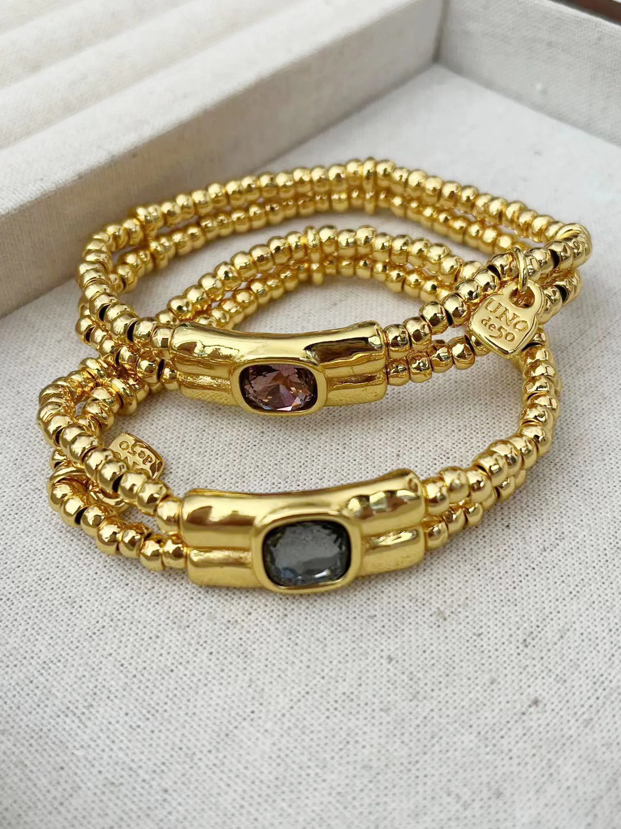 

Spain's Hot Selling 2024 New UNOde50 Creative Popular Women's Charm Gem Bracelet Exquisite Jewelry Gifts