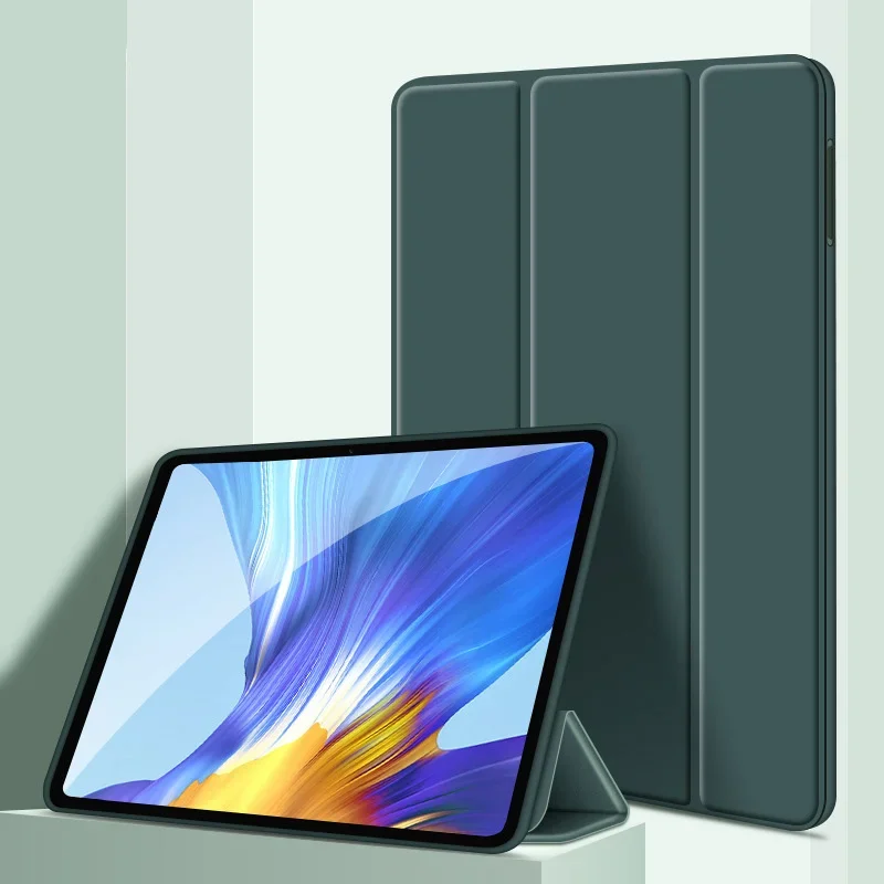 Premium PU Leather & Silicone Tablet Cover