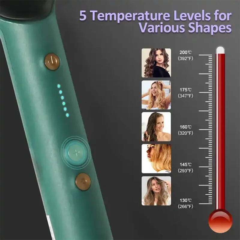New Hair Straightener Ceramic Hot Comb 2 in 1 Electric Straighten Hair Brush Negative Ion Anti-scalding Styling Tool 4