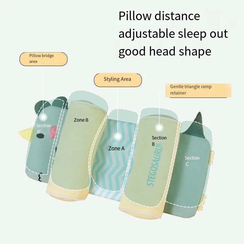 وسادة توليب أوليفر برسوم كرتونية مطرزة ، قطن جيد ا...