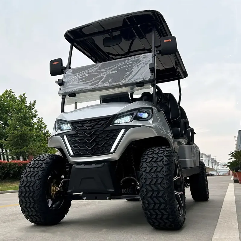 

New High Performance Tour Bus Offers Resort Street Legal 2+2 Passenger Bus Electric 4 Wheel Electric Club Golf Cart