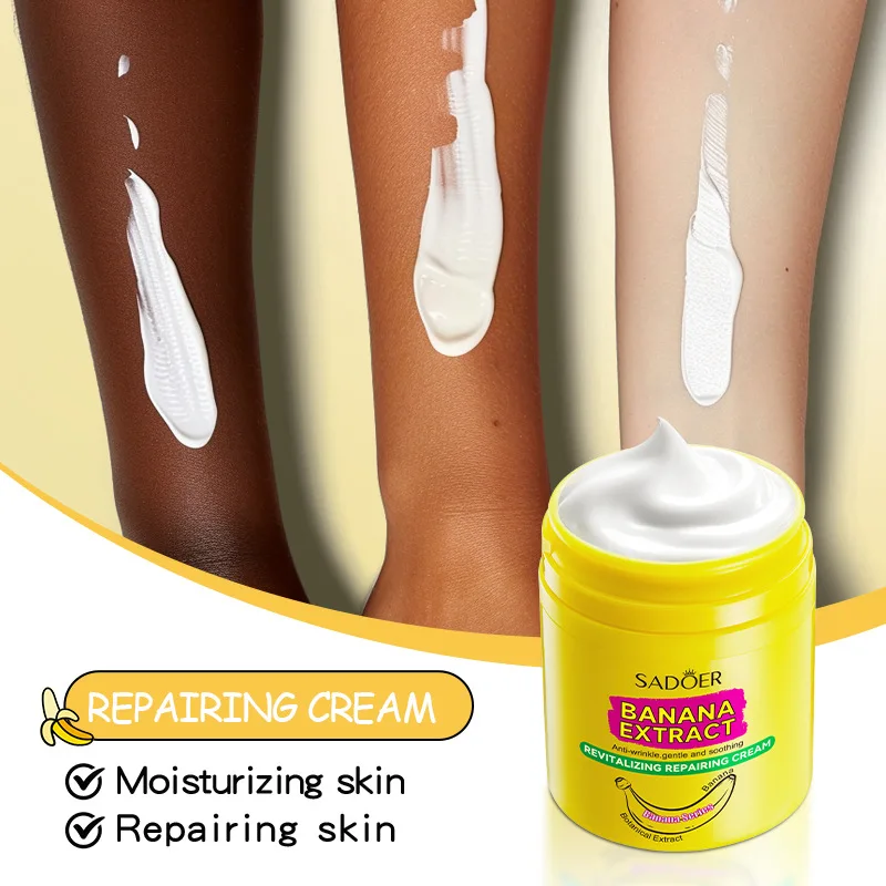 SADOER Banana Skin Brightening Cream Skincare Moisturizing Facial Creams Hydrating Face Cream Beauty Skin Care Products