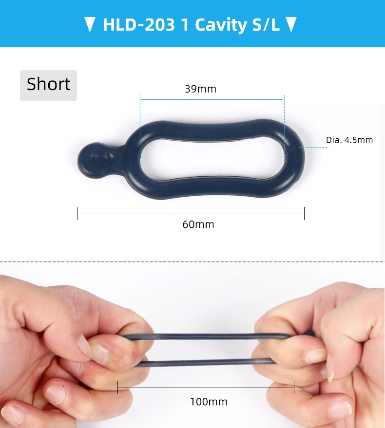10/5 stücke Stretch Gel Straps für Fahrrad Scheinwerfer Hinten Lampe Installieren LED Licht Lenker Sattelstütze Installieren Elastische Gummi riemen – Detail 6