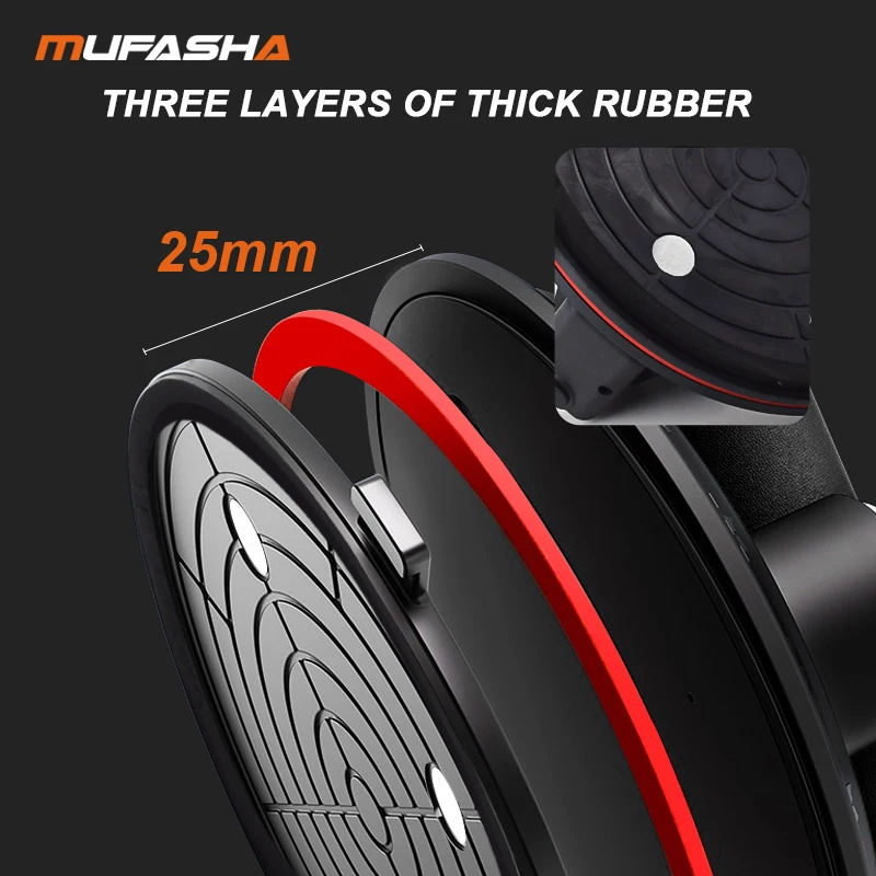 MUFASHA-Electric Vacuum Suction Cup Rough Surfaces Glass Tile Rock Board Visible Pressure Gauge 8" Auto-Air Replenishment vacuum suction cup vacuum sucker