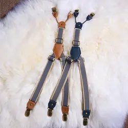 2.5Cm Child Suspenders Children From 2 To 7 Year Suspenders Adjustable Baby Suspenders 4-Clip Y-Back Braces Accessory Gift