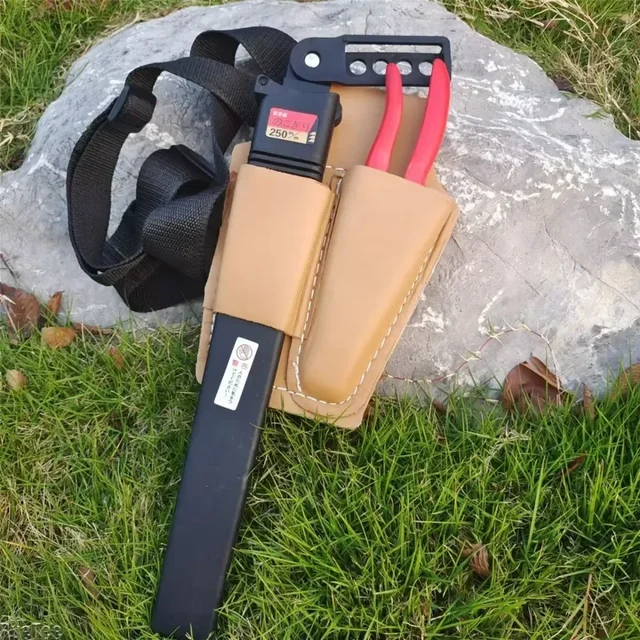 Scissors Saw All-in-one Bag Cowhide Toolkit Scissors Bag Cowhide Bag Fruit Pruning Shears Special Bags No Belt 4