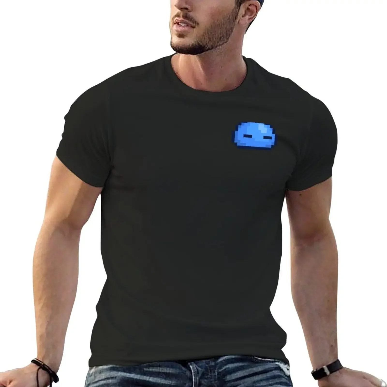 

Sleepy Terraria Slime T-Shirt funnys sublime slim fit t shirts for men