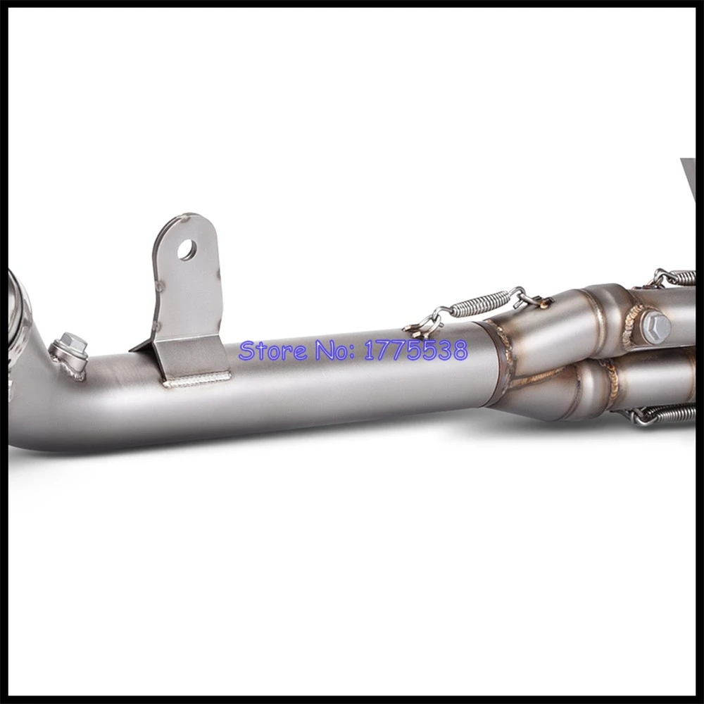 For Kawasaki Ninja ZX-25R 2023 Motorcycle Exhaust Full System With Manifold Collector Header Front Pipe with Real Carbon Muffler - Image 4