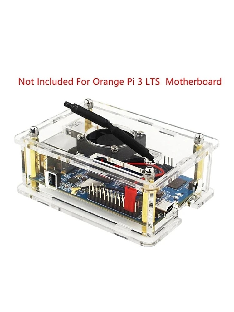 Orange Pi Case Transparent Acrylic Shell Box Protect Enclosure For Orange Pi 3 LTS orange pi case