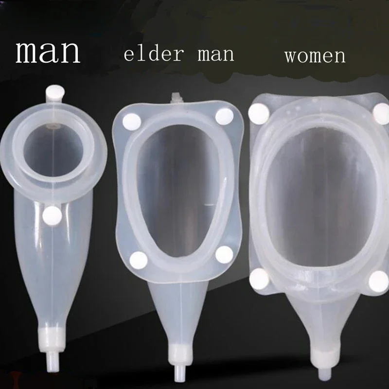 Older Elderly Men Woman Silicone Urine collector Bag Adults A stroke Urinary incontinence Urinal with Catheter Toilet