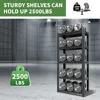 Garage Shelves, Heavy Duty, 2500Lbs 5 Tier Adjustable Garage Storage Shelves Suitable for Warehouse, Basement, Workshop, Kitchen 4