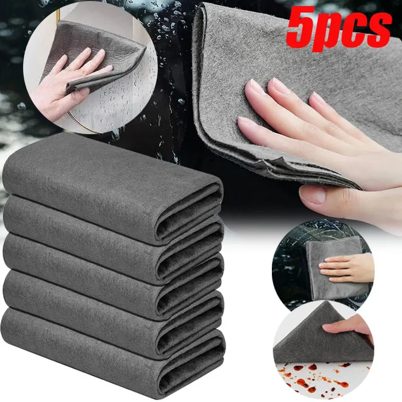 

Magic Cleaning Cloth Reusable Microfiber Washing Rags Glass Wipe Towels for Car Window Mirrors Rag CarNo Watermark