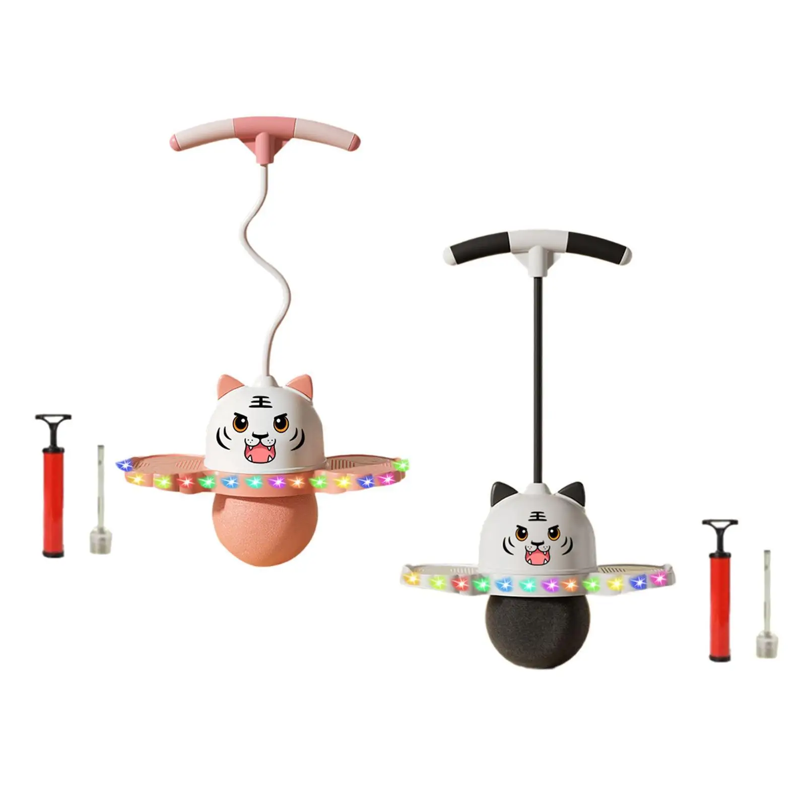 Pogo ball with handle high jump toy games playground indoor