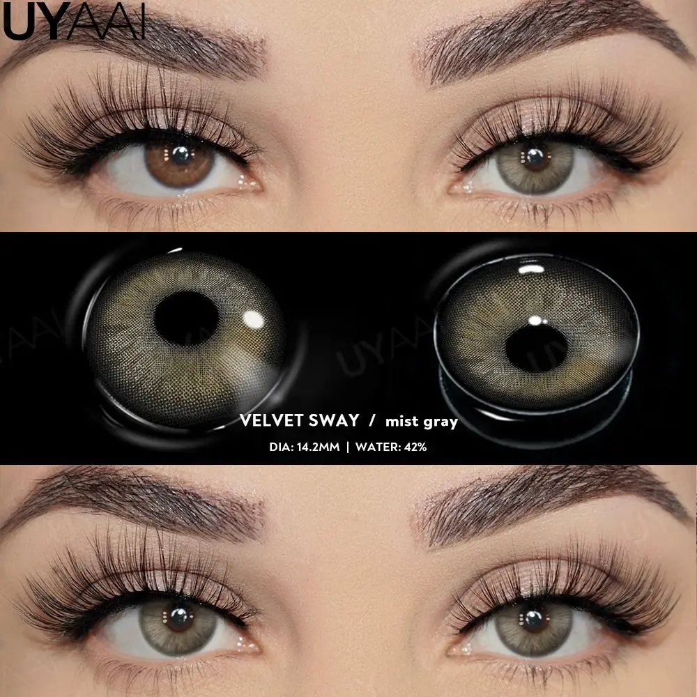 Vibrant Colorful Contact Lenses - Beauty Green, Fashion Blue, and Natural Brown Tones