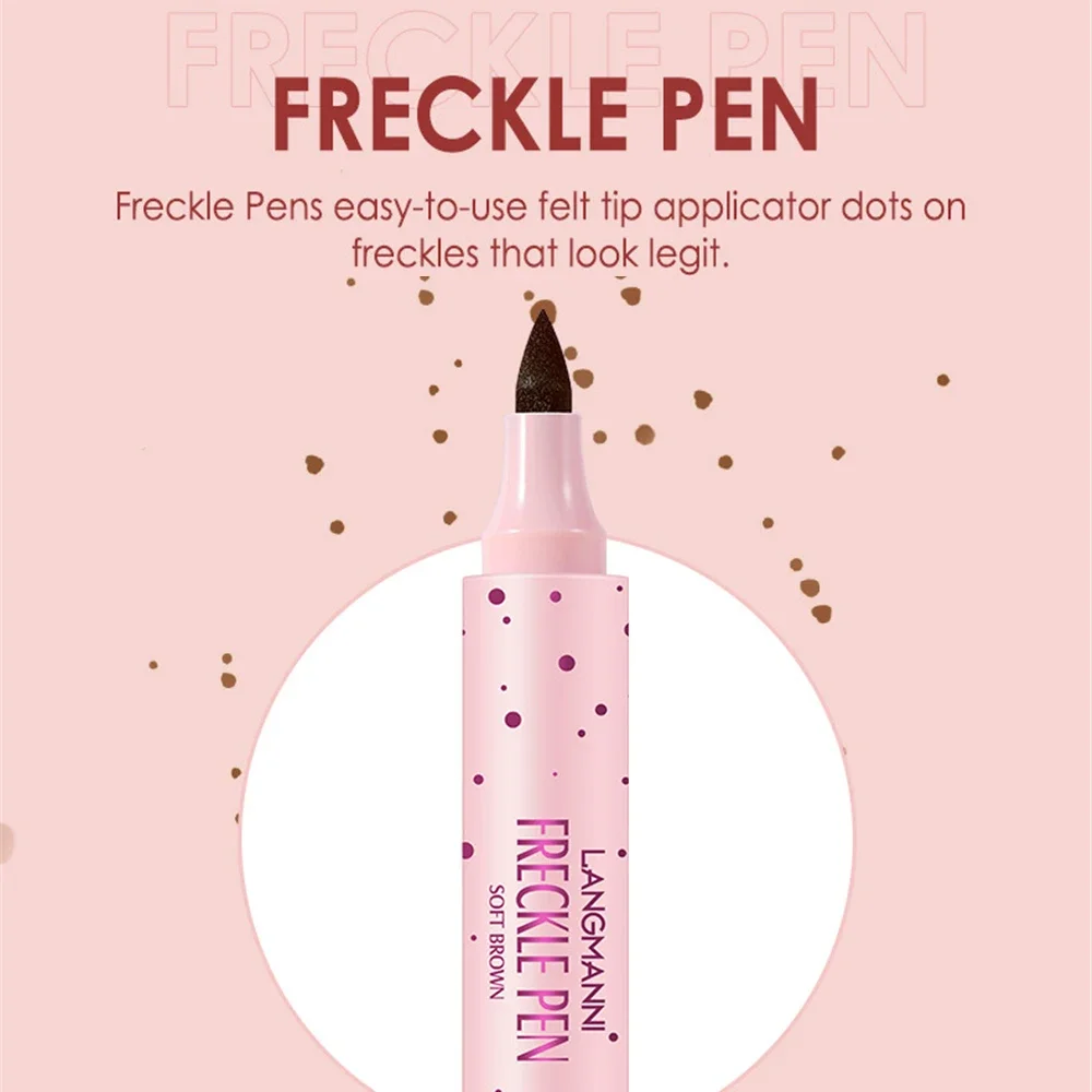 1PC Natural Fake Freckles Pen Waterproof Face Brown Eyeliner Dot Spot Pen Makeup Waterproof Dot Spot Pen Pretend Makeup Tool 4