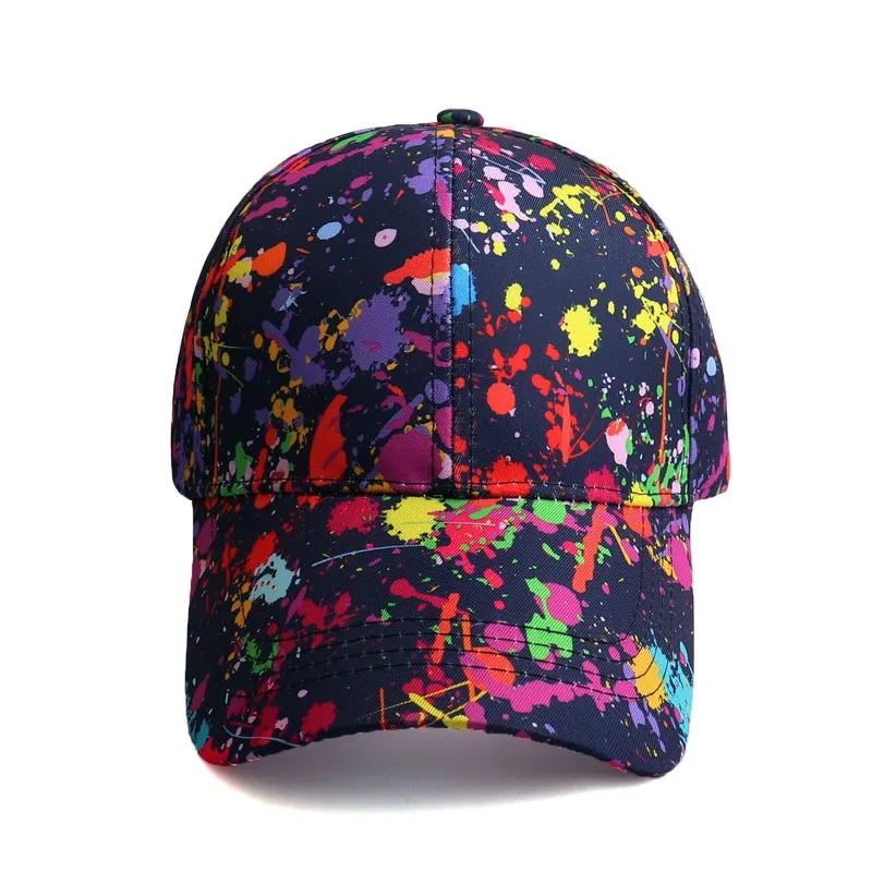 Baseballkappe für Damen, Graffiti-Druck, verstellbar, Outdoor-Hysteresenhüte für Damen und Herren, Casquette, Frühling, Sommer, Sonnenhut, lässig – Detail 8