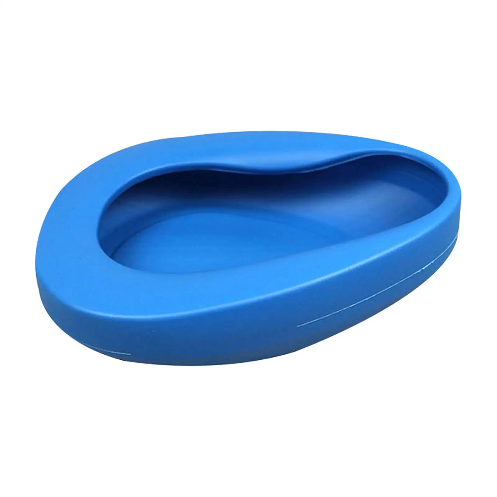 Portable Bedpan Heavy Duty Reusable Lightweight Durable Thicken Plastic Stable Bed Pan for Bedridden Patient Elderly Women Men 2