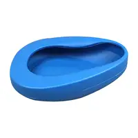 Portable Bedpan Heavy Duty Reusable Lightweight Durable Thicken Plastic Stable Bed Pan for Bedridden Patient Elderly Women Men 2