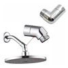 Shower Head Elbow Adapter Shower Top Spray Elbow Chrome Angle Shower Head Connector Bathroom Accessories 1