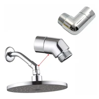 Shower Head Elbow Adapter Shower Top Spray Elbow Chrome Angle Shower Head Connector Bathroom Accessories 1