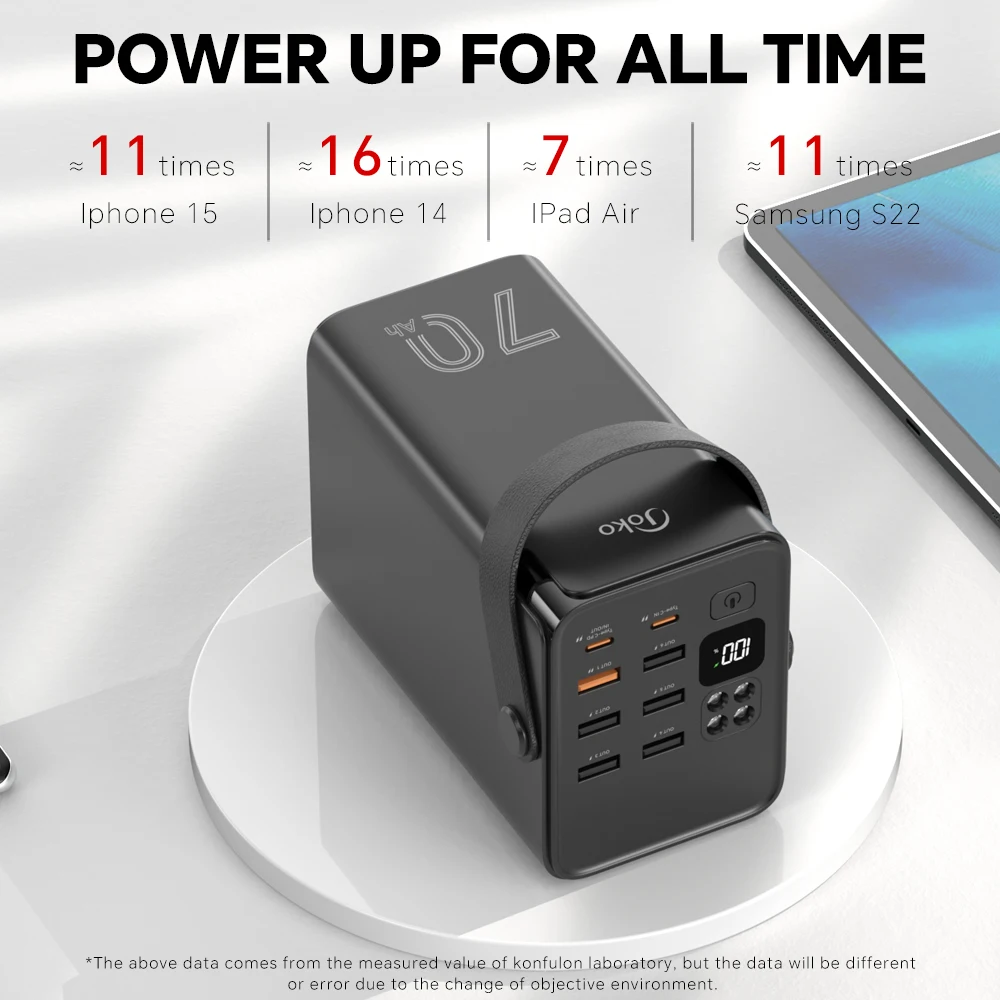 باور بانك 70000mAh شحن سريع